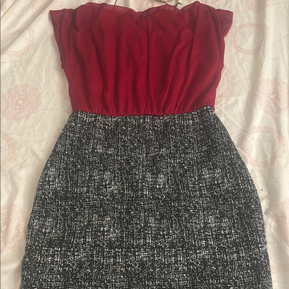 Gray Knee-Length Pencil Skirt Work - Picture 3 of 3